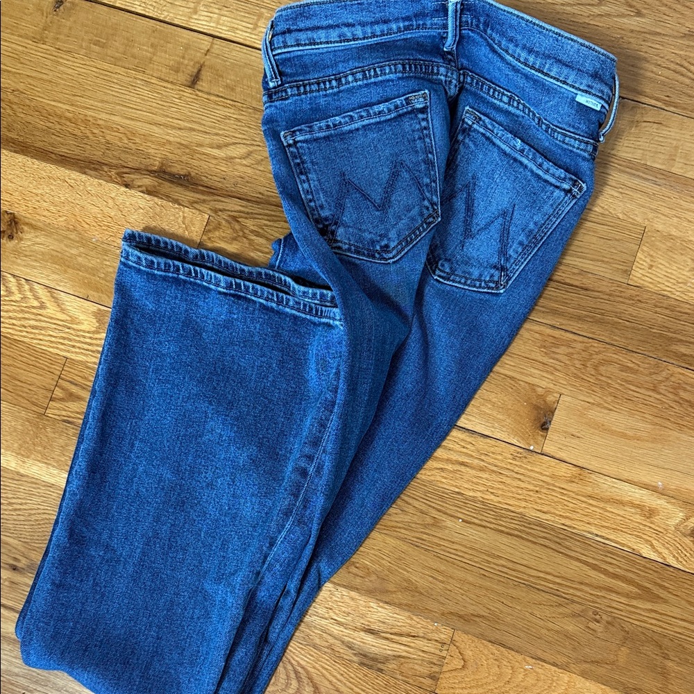 MOTHER TheSuper Cruiser boot cut jean in "smashing banjo"
